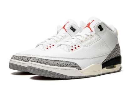 Air Jordan Retro 3 White Cement